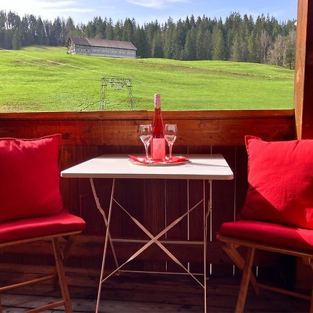 Ferienwohnung Bergblick Am Rande Der Wildnis Sibratsgfall Exterior photo