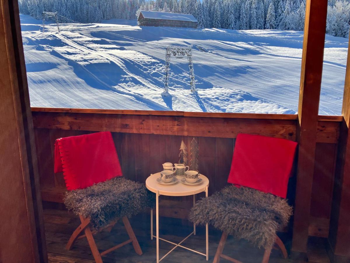 Ferienwohnung Bergblick Am Rande Der Wildnis Sibratsgfall Exterior photo