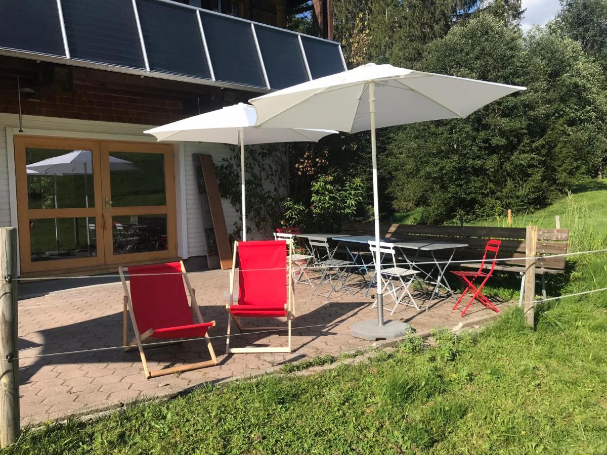 Ferienwohnung Bergblick Am Rande Der Wildnis Sibratsgfall Exterior photo